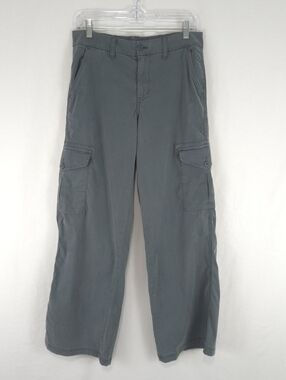 American Eagle Women's Mid-Rise Baggy Wide Leg Pants